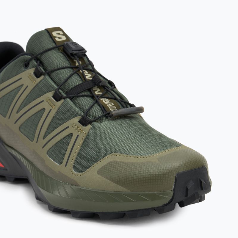 Pánske bežecké topánky Salomon Speedcross Peak olive night/deep lichen green/black 8