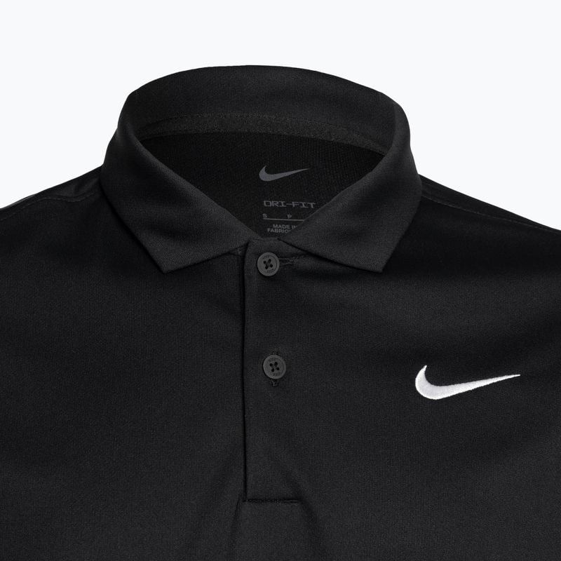 Pánske tenisové tričko Nike Court Dri-Fit Polo Solid black/white 3