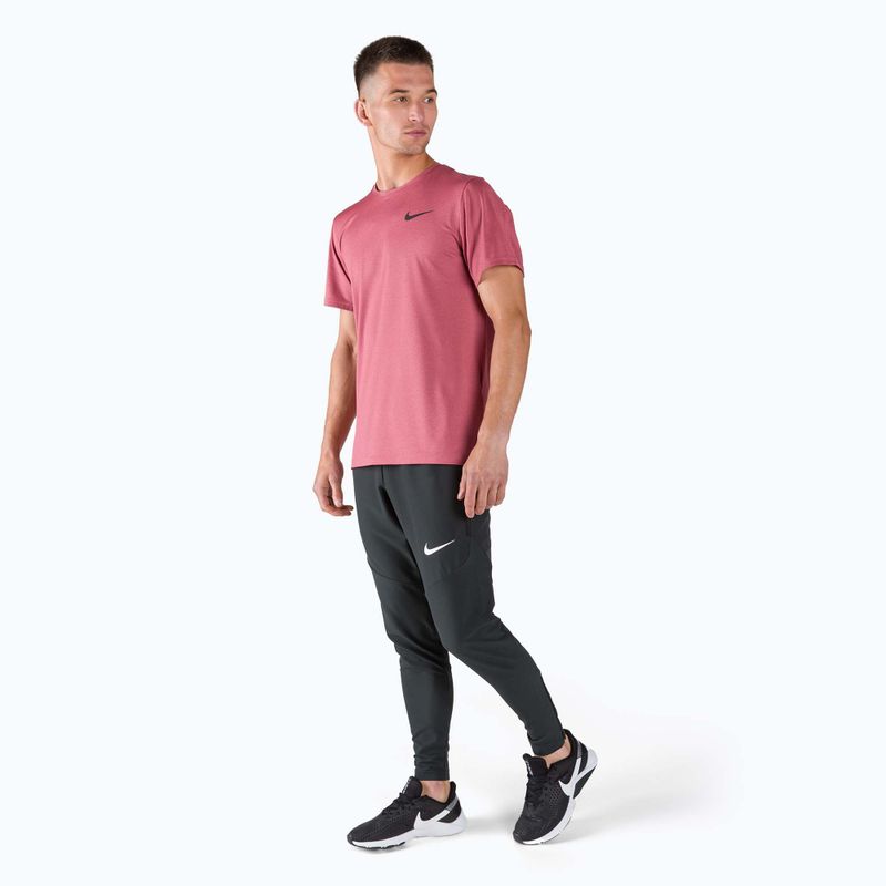 Pánske tréningové tričko Nike Hyper Dry Top pink CZ1181-690 2