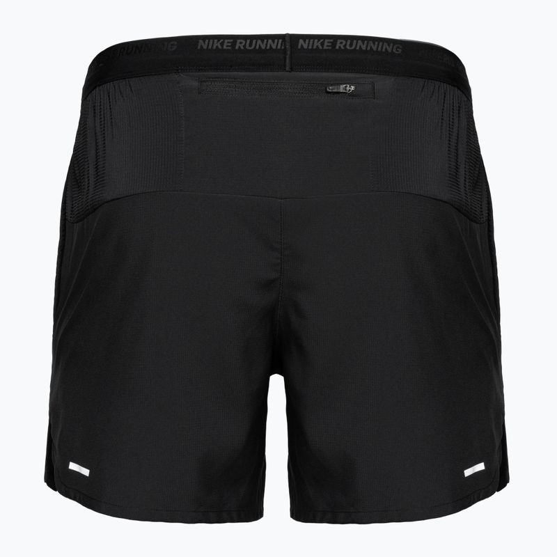Pánske bežecké šortky Nike Dri-Fit Stride 5" Brief-Lined black/black 2