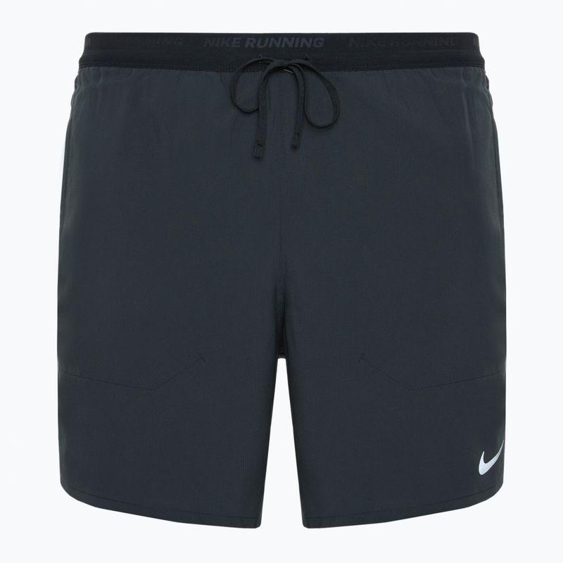 Pánske bežecké šortky Nike Dri-FIT Stride black / black / black / reflective silver