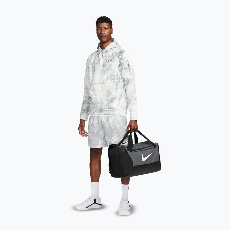 Tréningová taška Nike Brasilia 9,5 41 l sivá/biela 9