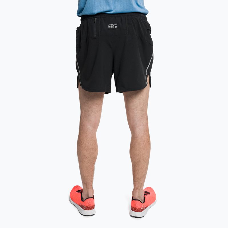 New Balance Impact Run 5" pánske bežecké šortky čierne MS21268BK 3