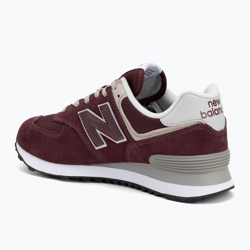 New Balance Classic 574's V3 Wide bordová pánska obuv 3