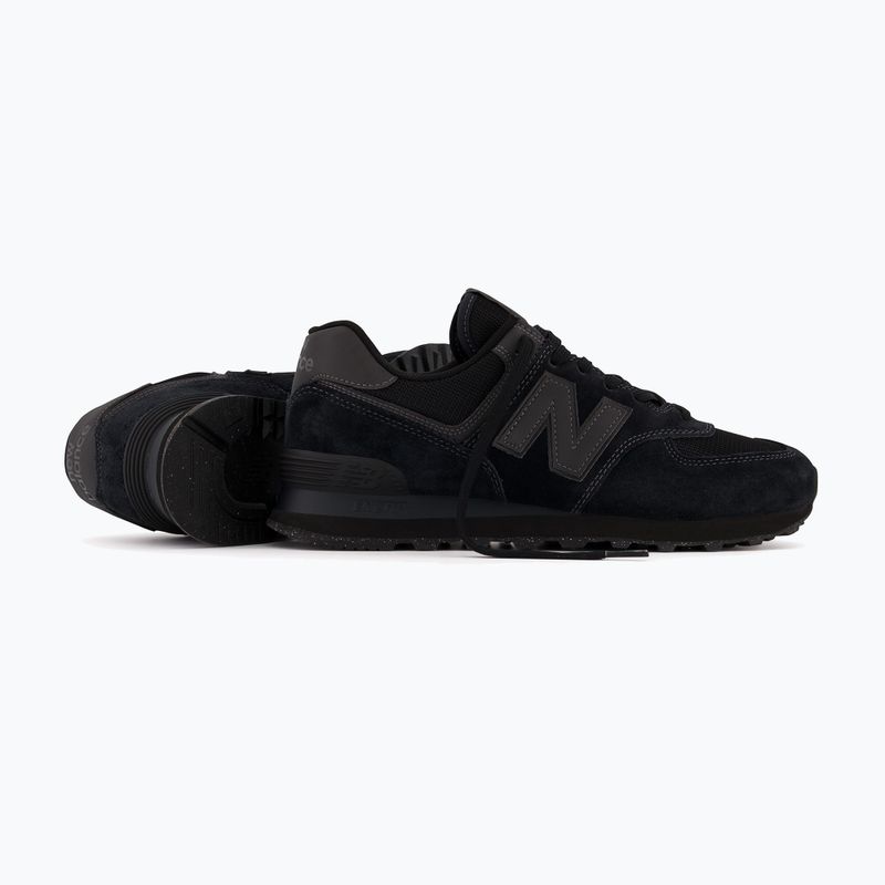 पुरुषाणां जूता New Balance 574 कृष्णः 6