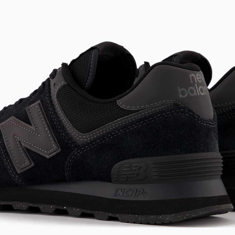 पुरुषाणां जूता New Balance 574 कृष्णः 7