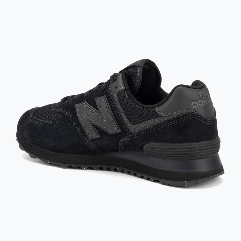 New Balance Classic 574's V3 Wide black/black pánska obuv 3