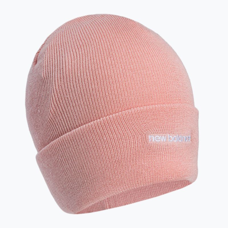 Dámska zimná čiapka New Balance Knit Cuffed Beanie Embroider ružová NBLAH1332PIE