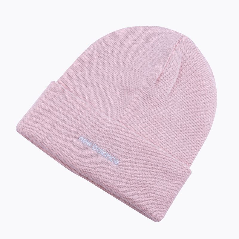 Dámska zimná čiapka New Balance Knit Cuffed Beanie Embroider ružová NBLAH1332PIE 4