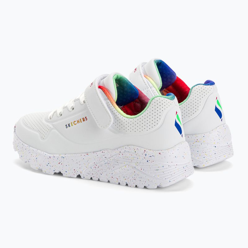 Detské tenisky SKECHERS Uno Lite Rainbow Specks white/multi 3