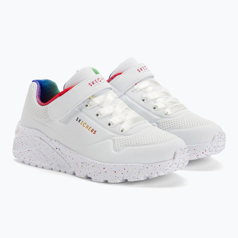 Detské tenisky SKECHERS Uno Lite Rainbow Specks white/multi 4
