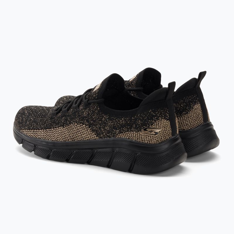 Dámske tenisky SKECHERS Bobs B Flex Fall Sparks black/gold 3