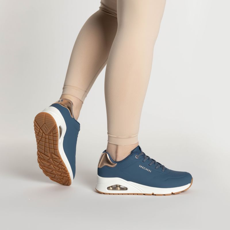 Dámske topánky SKECHERS Uno Shimmer Away  navy 2