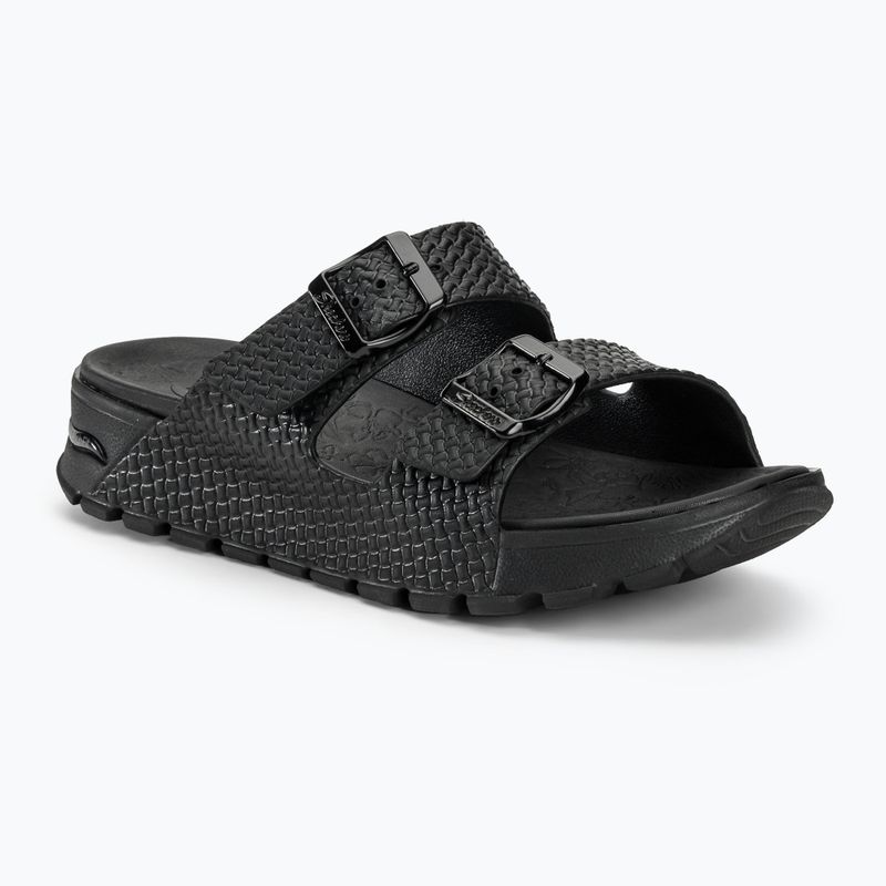 Dámske šľapky SKECHERS Arch Fit Footsteps Hi'Ness black
