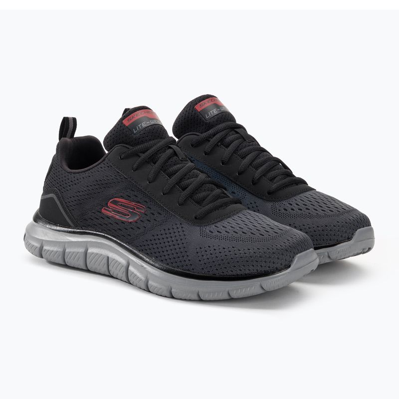 SKECHERS Track Ripkent pánska tréningová obuv black/charcoal 5
