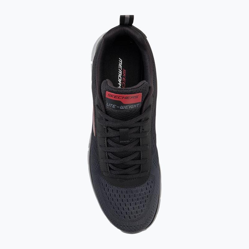 SKECHERS Track Ripkent pánska tréningová obuv black/charcoal 7