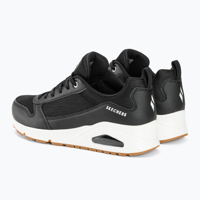 Dámske topánky SKECHERS Uno Inside Matters black/white/mesh 4
