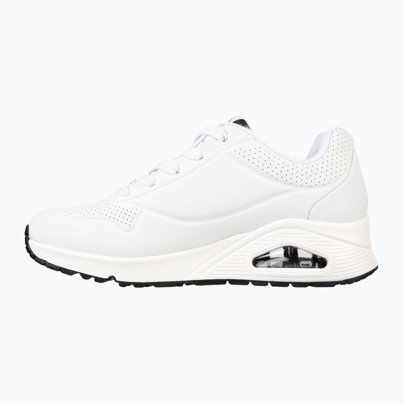 Dámske topánky SKECHERS JGoldcrown Uno Spread The Love white/black/gray 9