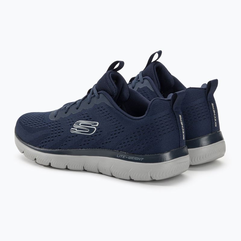 SKECHERS Summits Torre navy/gray pánska tréningová obuv 3