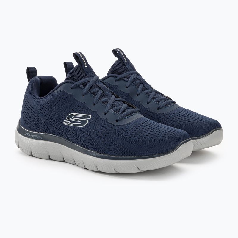 SKECHERS Summits Torre navy/gray pánska tréningová obuv 4