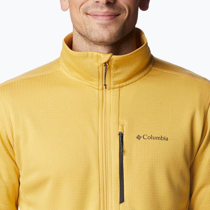 Columbia pánska trekingová mikina Park View Fleece FZ yellow 1952222 6