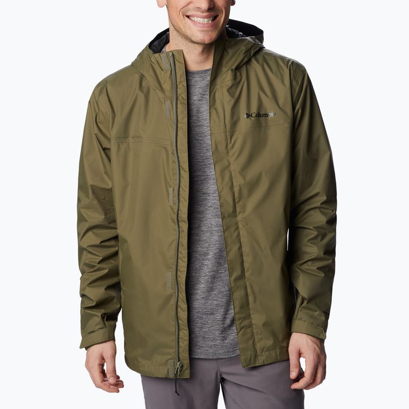 Columbia Watertight II pánska bunda do dažďa stone green 2