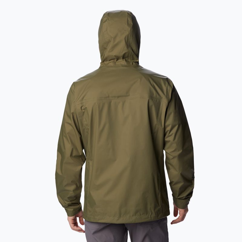 Columbia Watertight II pánska bunda do dažďa stone green 3