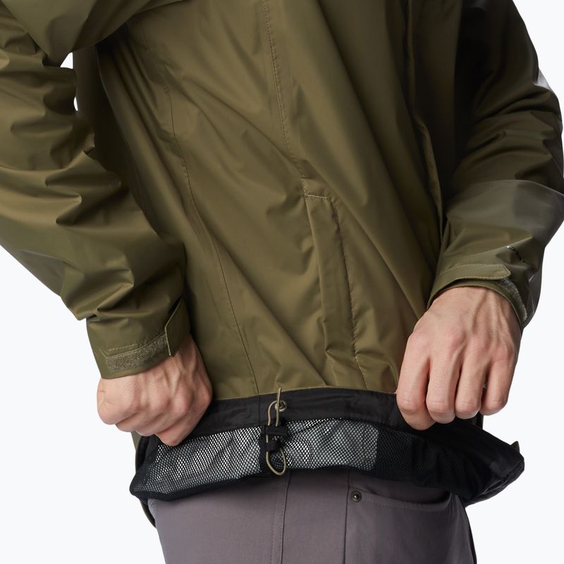 Columbia Watertight II pánska bunda do dažďa stone green 7