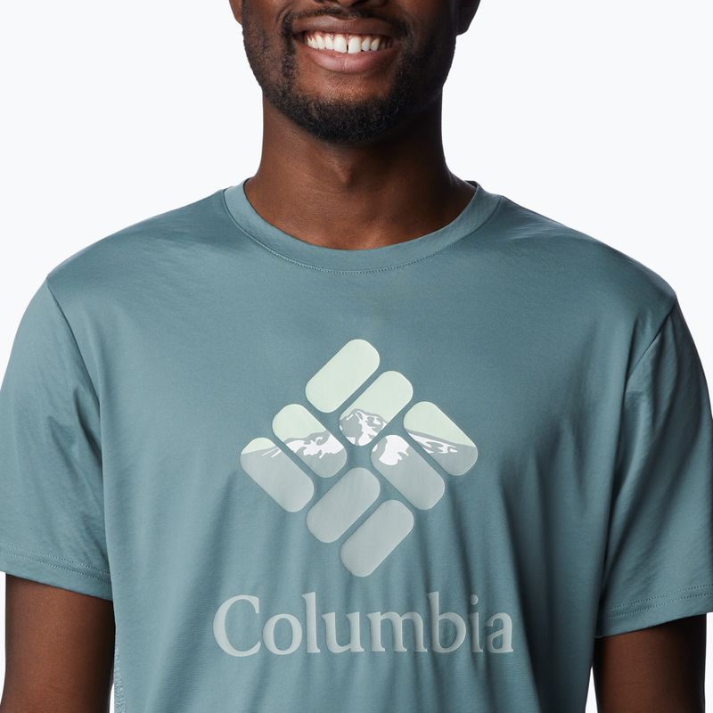 Columbia Zero Ice pánske trekingové tričko Cirro-Cool Graphic grey 1990463 4
