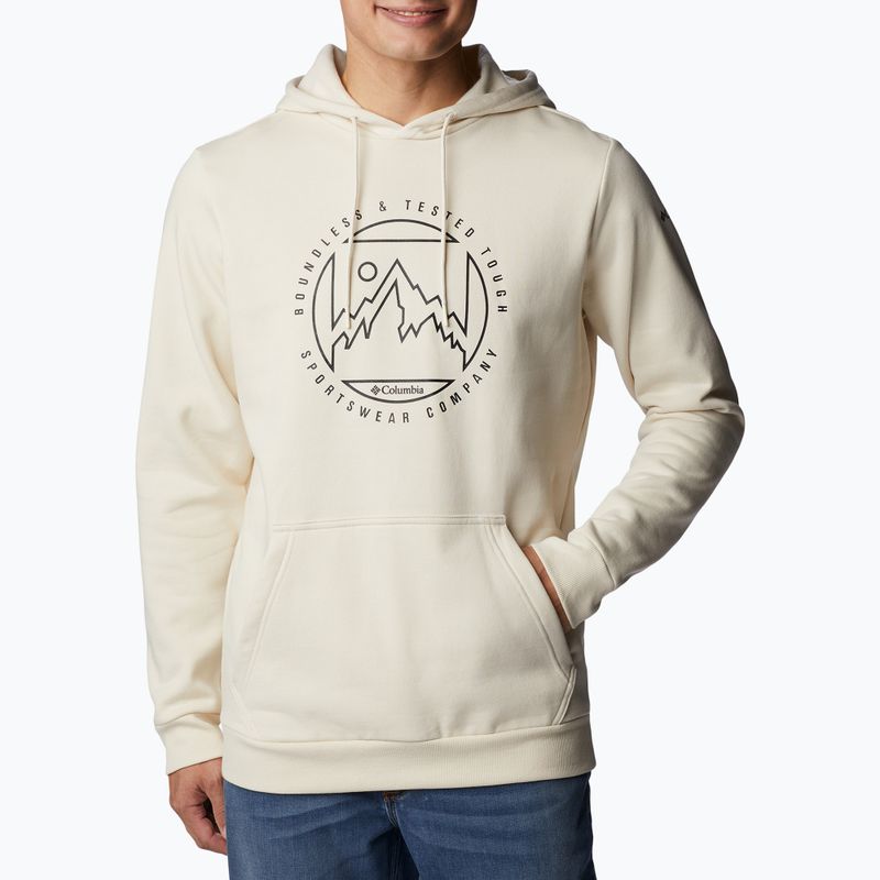 Columbia CSC Graphic Hoodie pánska trekingová mikina beige 2040621