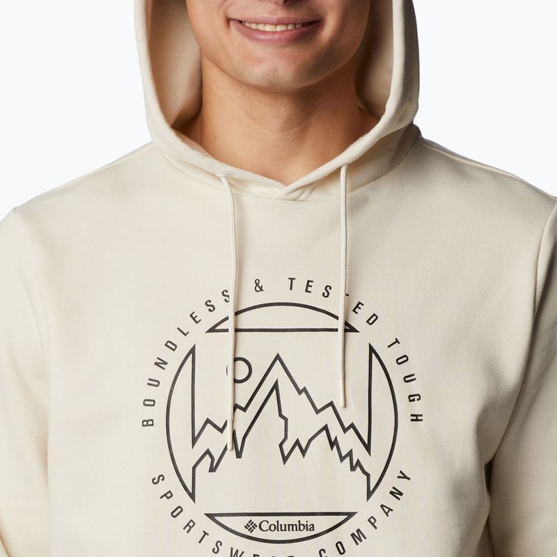 Columbia CSC Graphic Hoodie pánska trekingová mikina beige 2040621 5