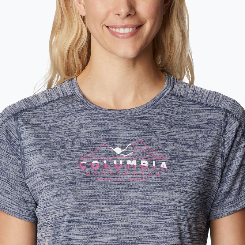 Columbia dámske trekingové tričko Zero Rules Graphic Crew sivé 1991583467 4