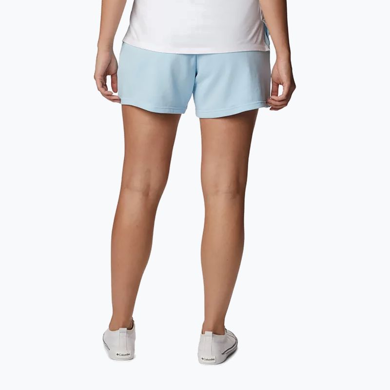 Dámske trekingové šortky Columbia Logo III French Terry modré 2032881490 2