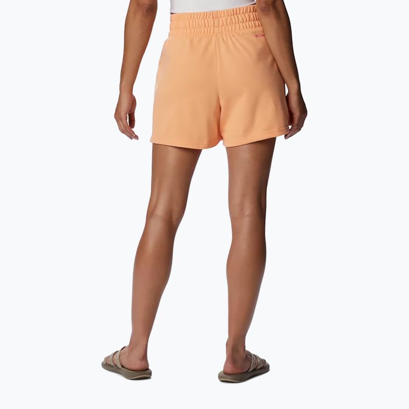 Dámske trekingové šortky Columbia Logo III French Terry orange 2032881812 2