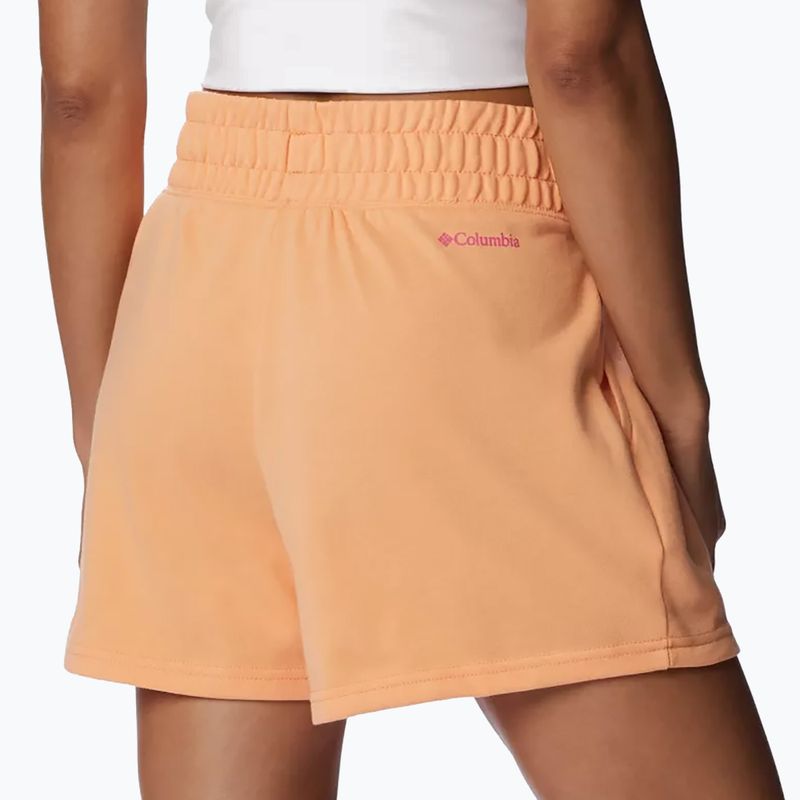 Dámske trekingové šortky Columbia Logo III French Terry orange 2032881812 5