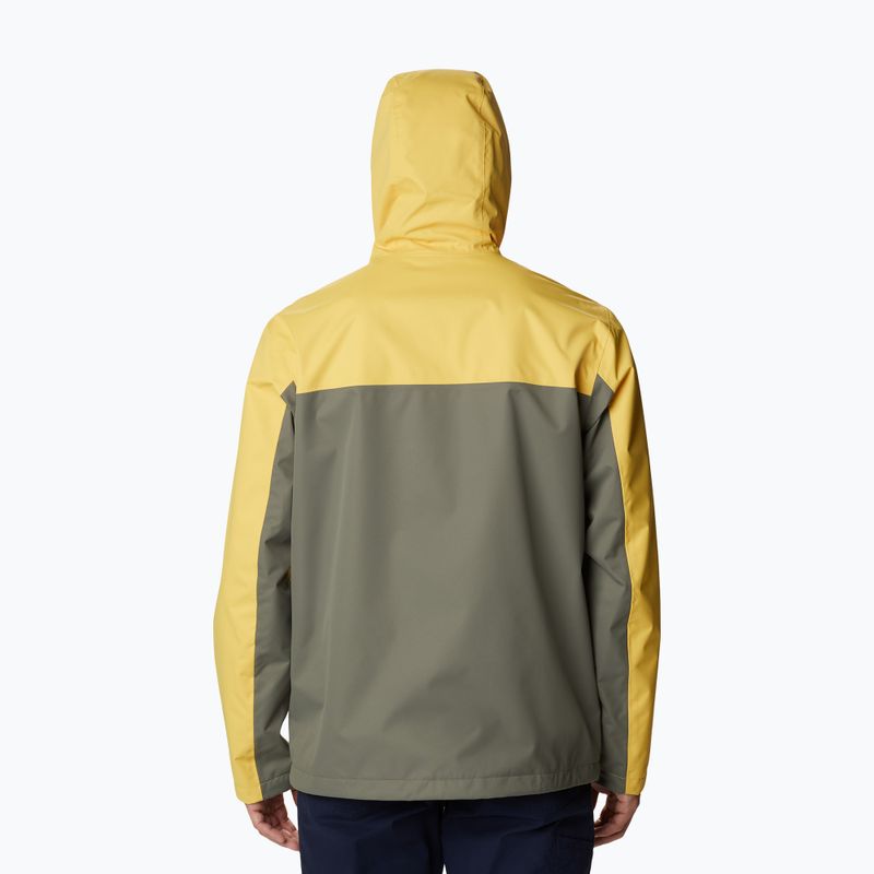 Columbia pánska bunda do dažďa Hikebound yellow-green 1988621 2