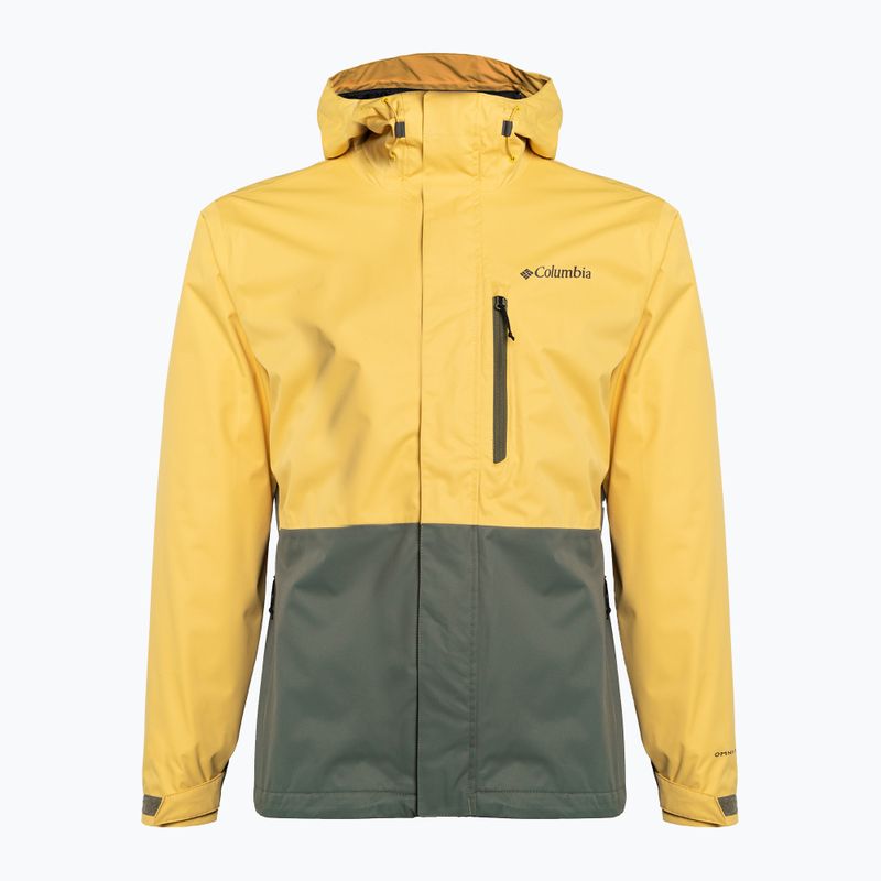 Columbia pánska bunda do dažďa Hikebound yellow-green 1988621 6