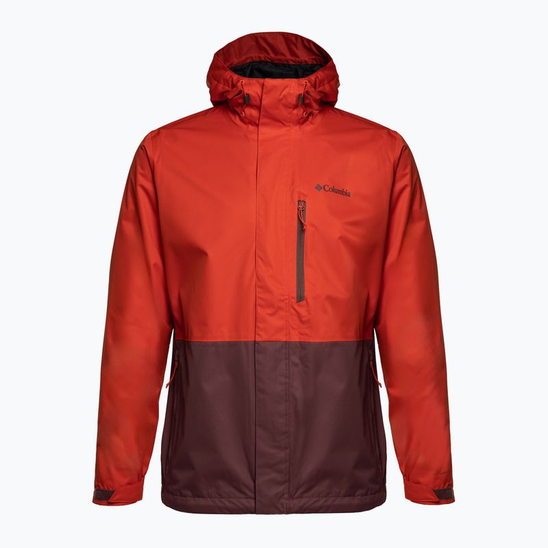 Columbia pánska bunda do dažďa Hikebound červená 1988621839