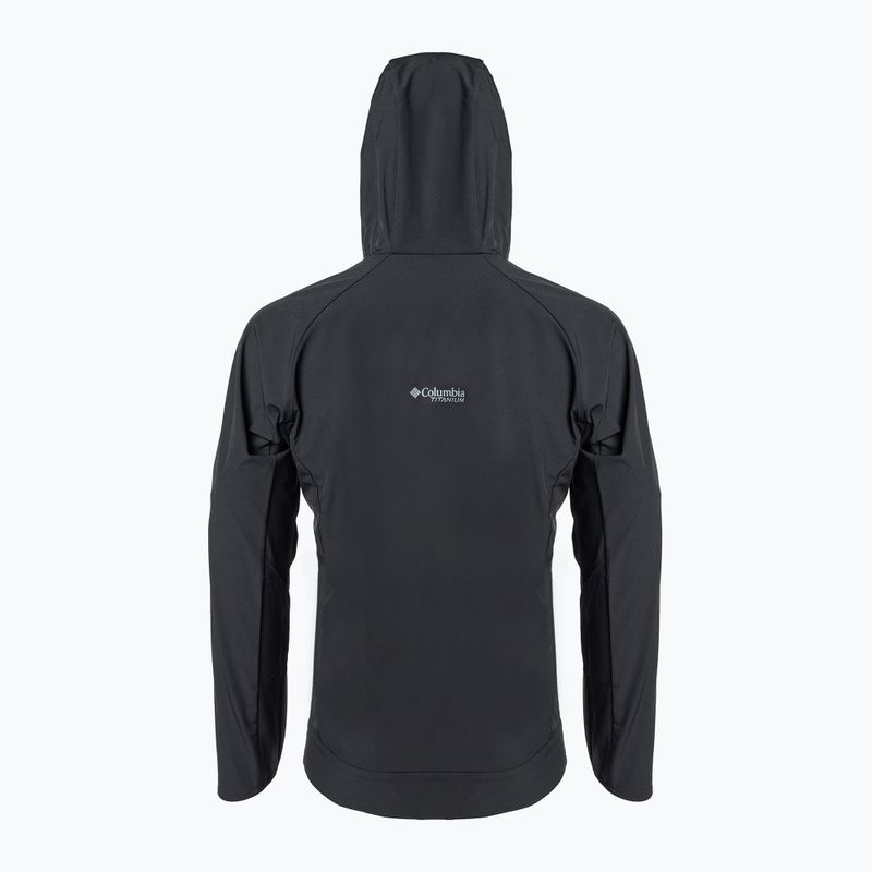 Columbia Platinum Peak pánska softshellová bunda čierna 2034431010 2