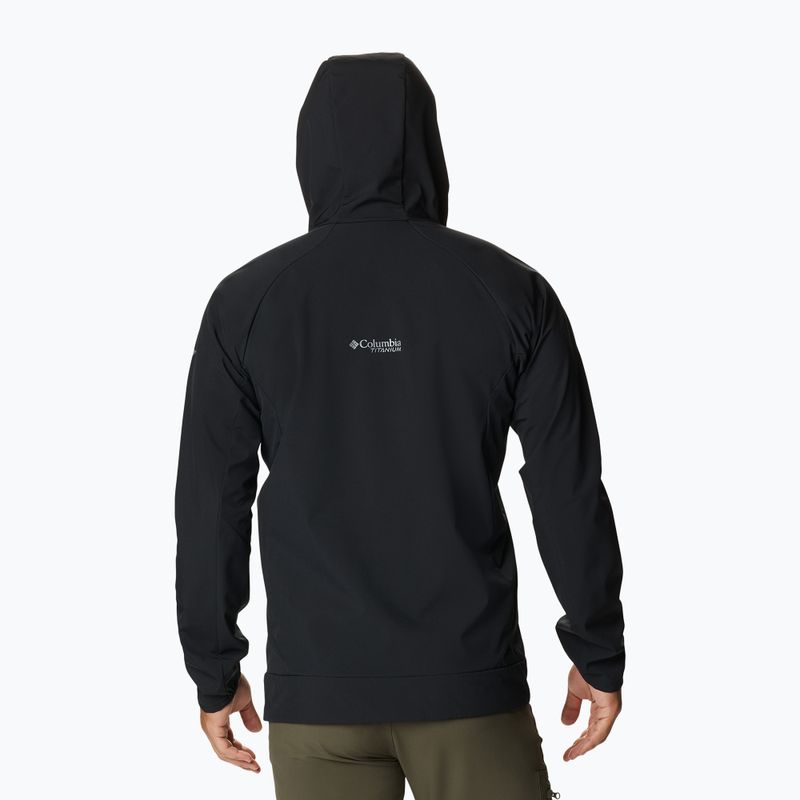 Columbia Platinum Peak pánska softshellová bunda čierna 2034431010 5