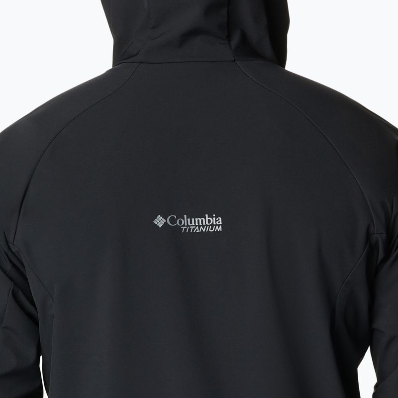 Columbia Platinum Peak pánska softshellová bunda čierna 2034431010 10