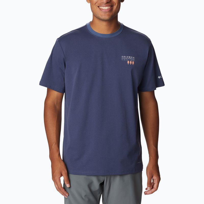 Columbia Legend Trail pánske trekingové tričko navy blue 2036533