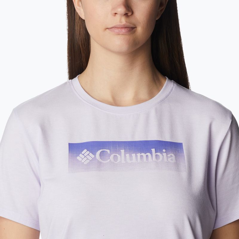 Dámske trekingové tričko Columbia Sun Trek Graphic purple 1931753569 5