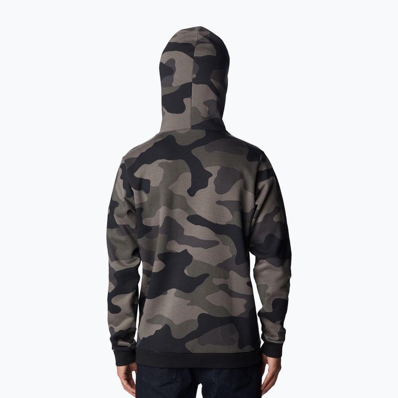 Pánska trekingová mikina Columbia Logo Printed black mod camo 1911652016 2