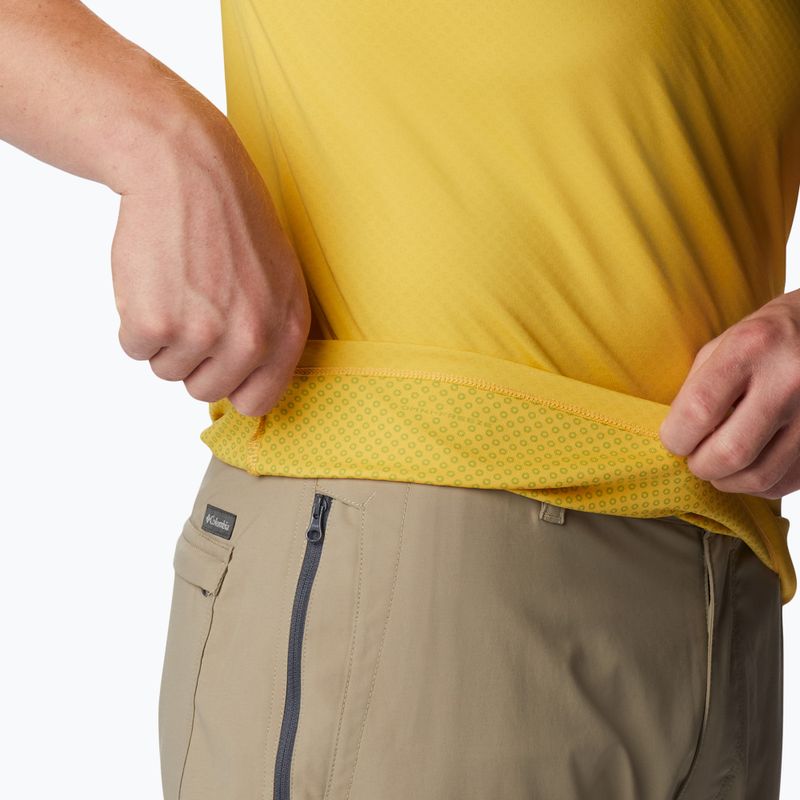 Columbia Zero Rules pánske trekingové tričko žlté 1533313742 5