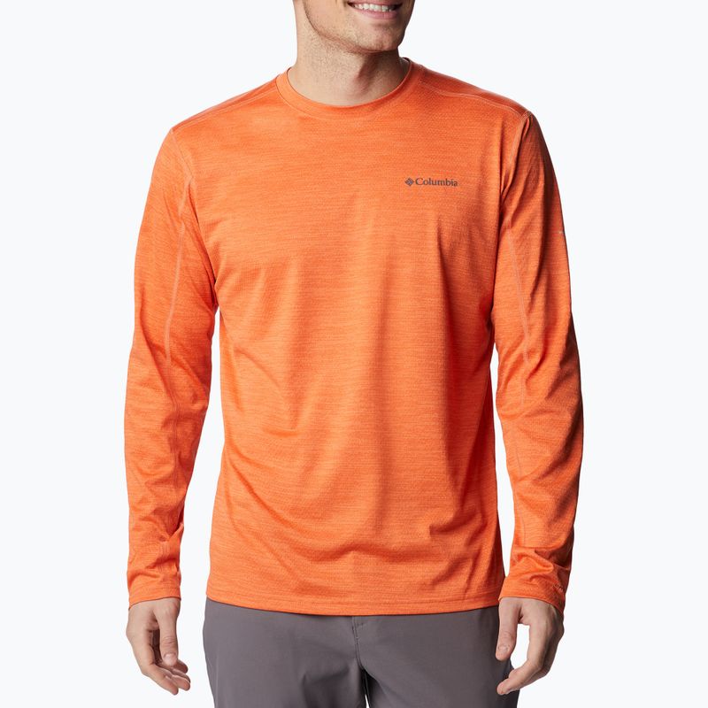 Columbia Alpine Chill Zero LS pánske trekové tričko oranžová 1990533