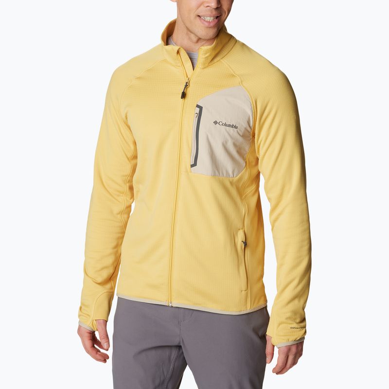 Columbia pánska trekingová mikina Triple Canyon Full Zip žltá 2031311