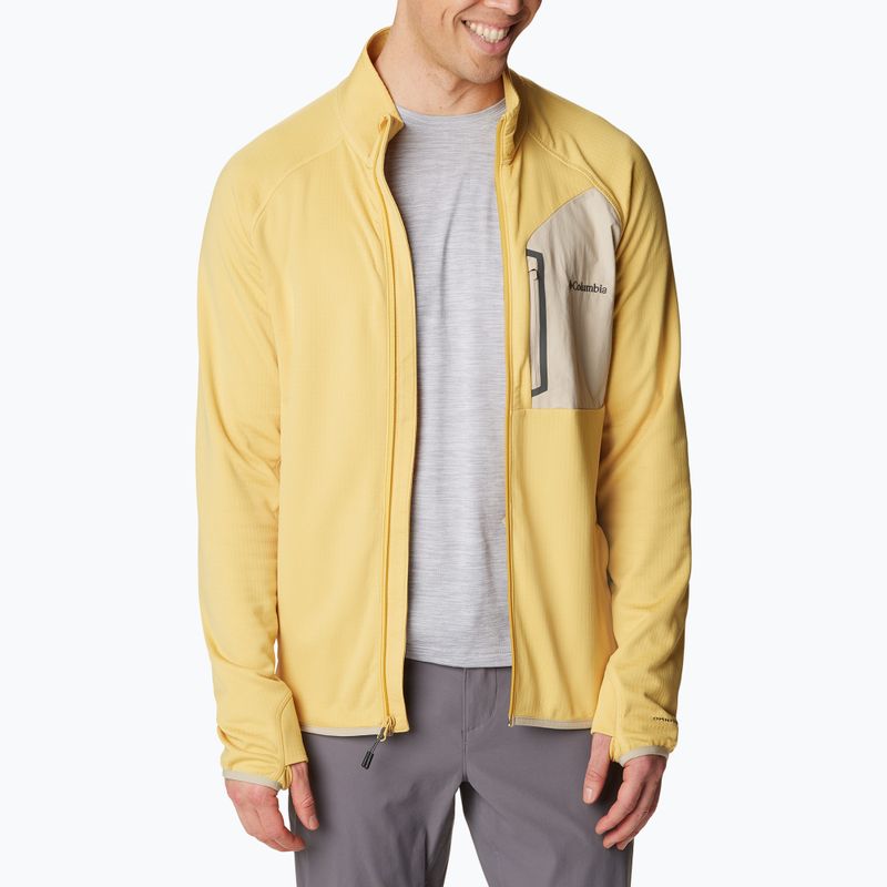 Columbia pánska trekingová mikina Triple Canyon Full Zip žltá 2031311 3