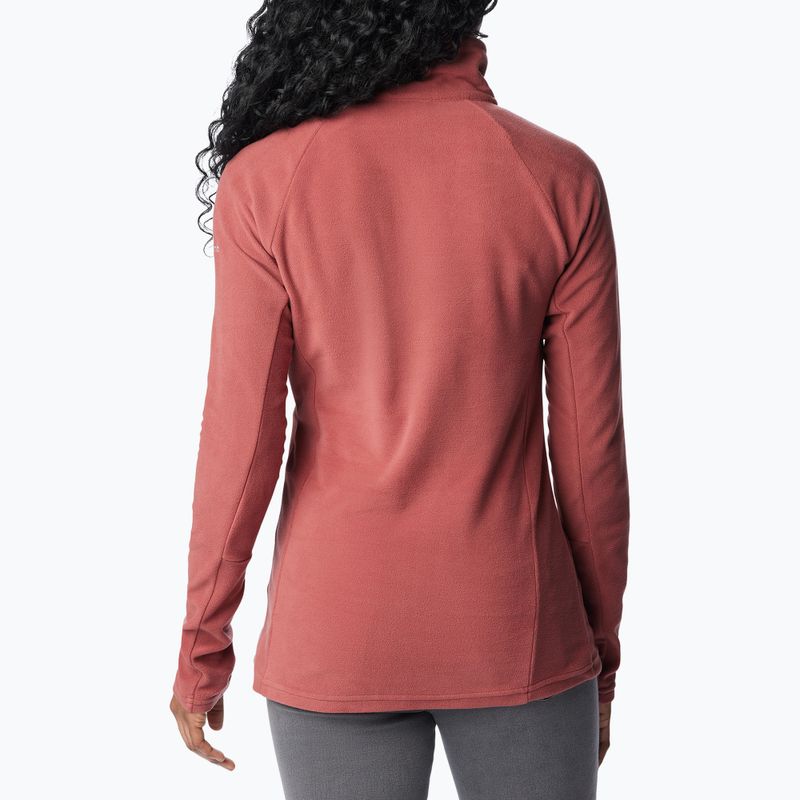 Columbia Glacial IV 1/2 Zip beetroot dámska trekingová mikina 3
