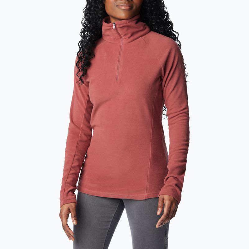 Columbia Glacial IV 1/2 Zip beetroot dámska trekingová mikina 4